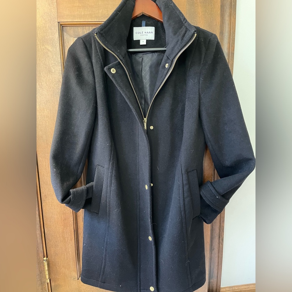 Cole Haan Wool Walker Coat Size 6